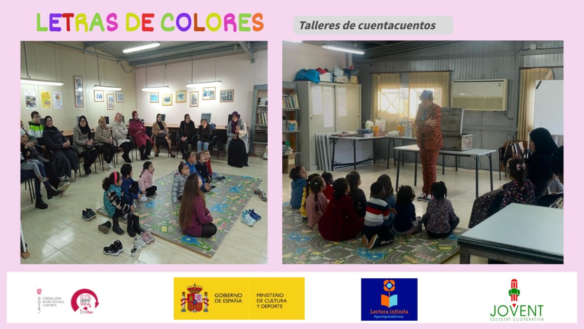 CUENTACUENTOS CON LETRAS DE COLORES - Jovent